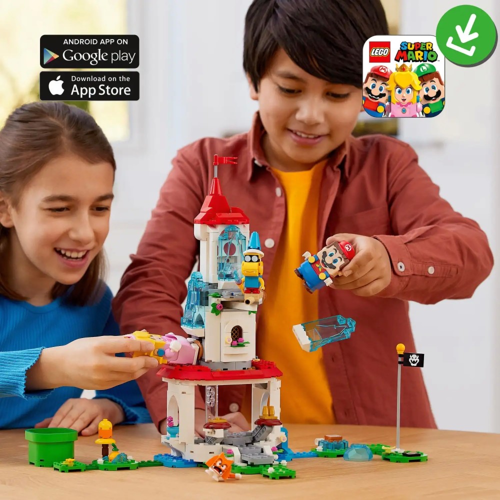 Lego Super Mario Cat Peach Suit and Frozen Tower Expansion Set (71407)