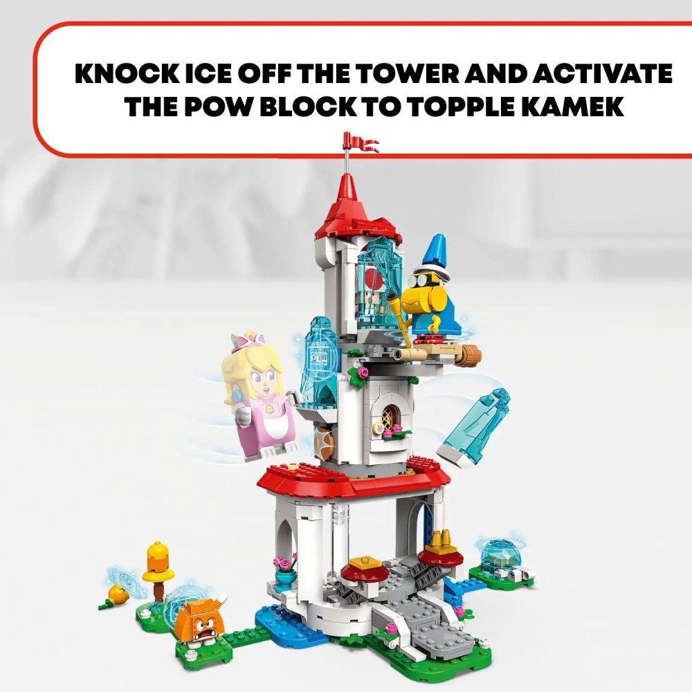 Lego Super Mario Cat Peach Suit and Frozen Tower Expansion Set (71407)