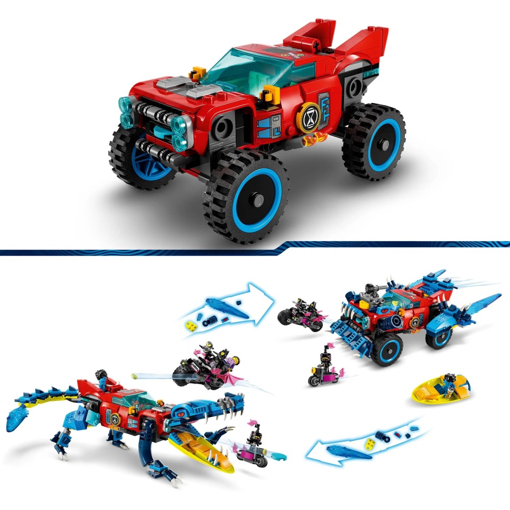 LEGO DREAMZzz Crocodile Car Toy 2in1 Set 71458