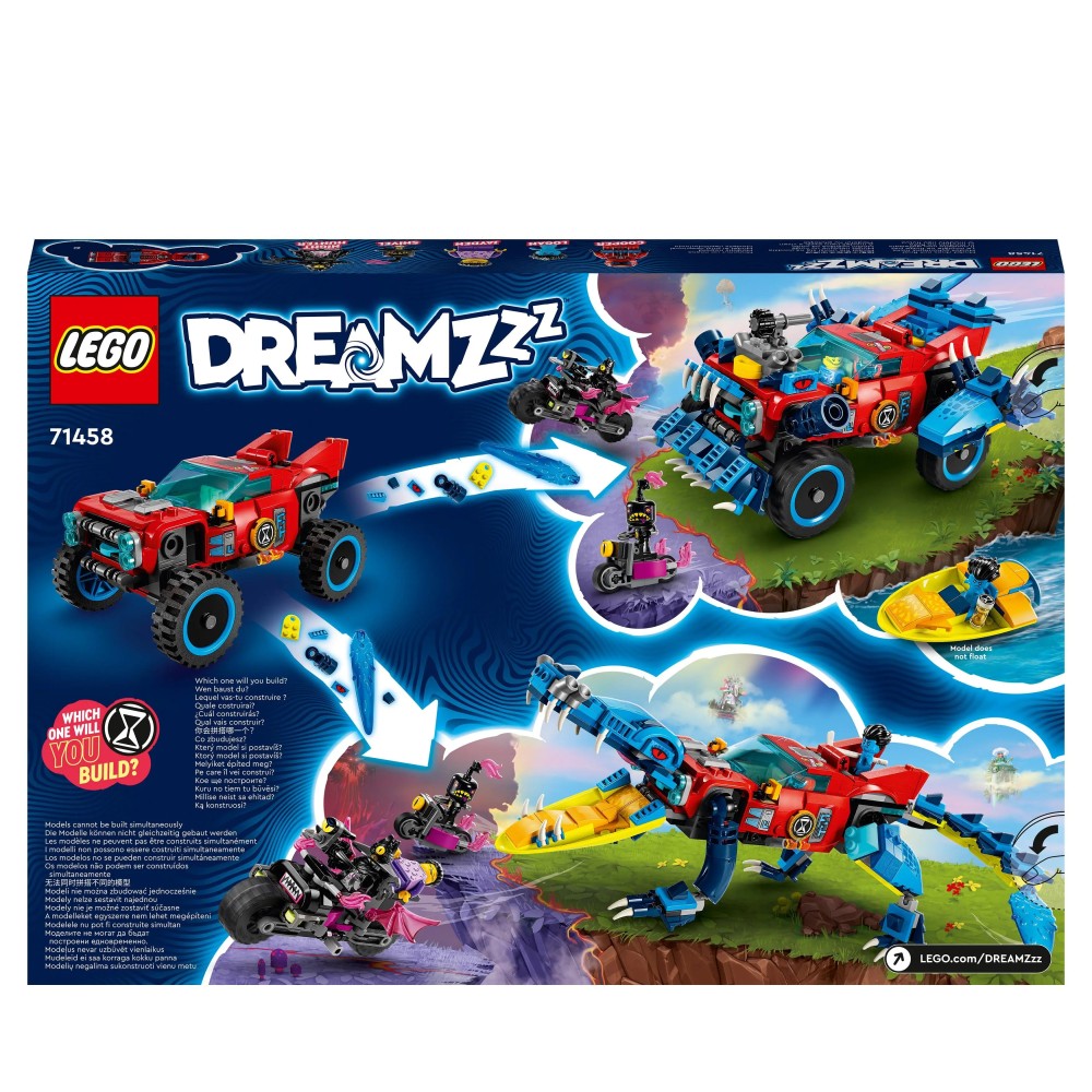 LEGO DREAMZzz Crocodile Car Toy 2in1 Set 71458