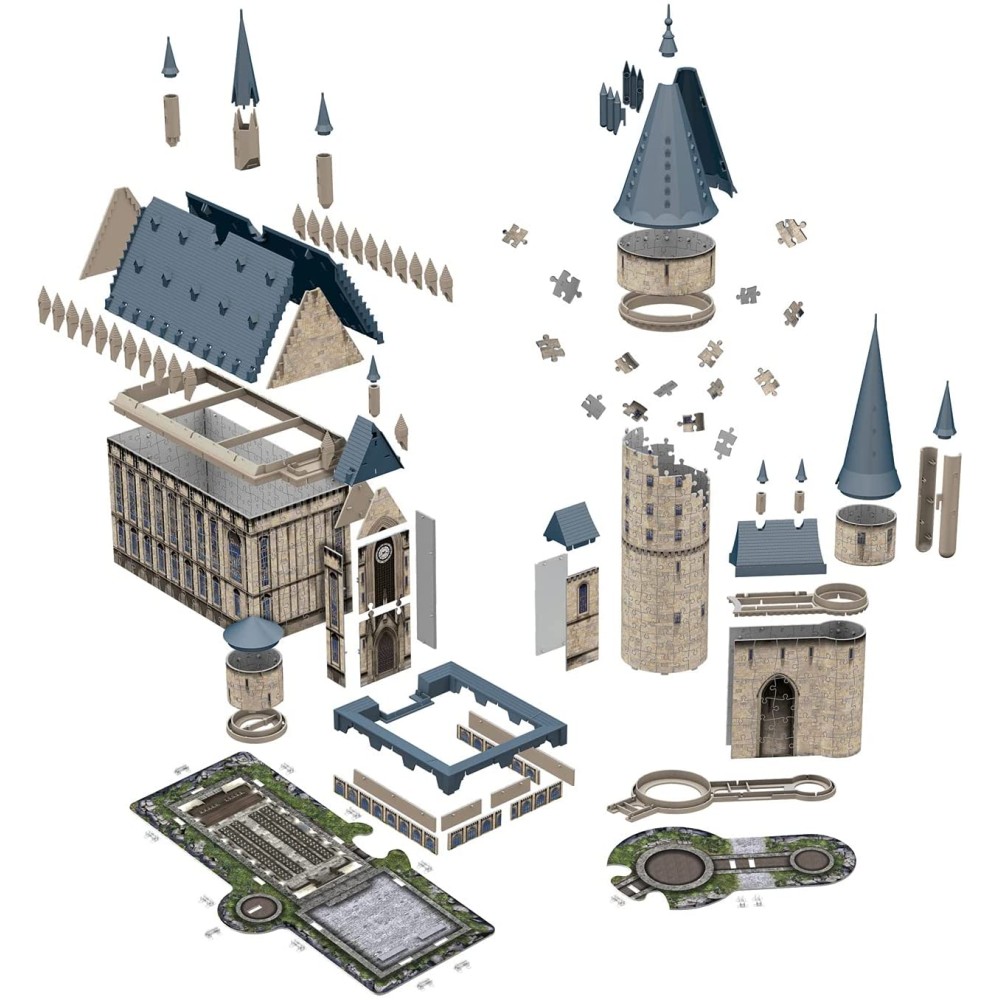 Harry Potter Hogwarts 3D Puzzle, 540pc