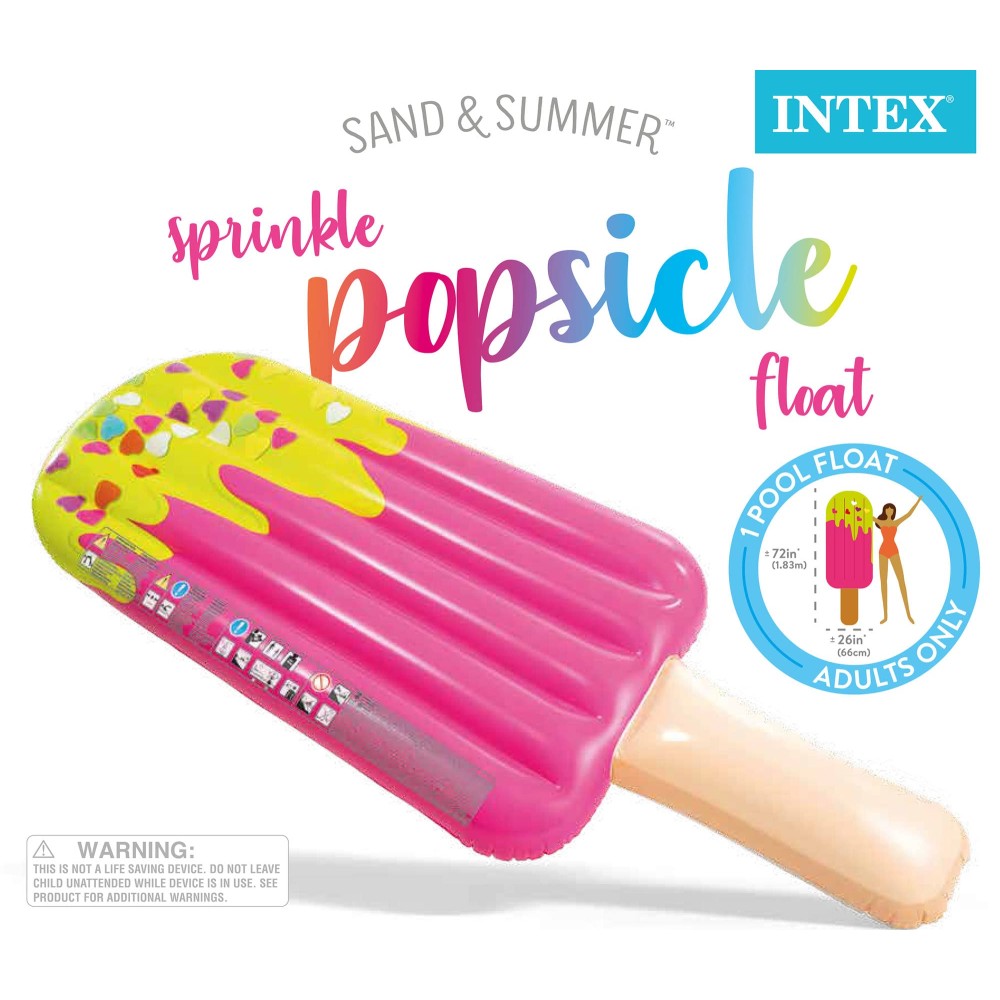 Intex Popsicle Float Air Mat, Multi Colour
