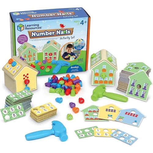 Number Nails Activity Set - Learning Resources