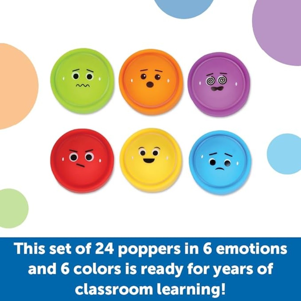 RAINBOW EMOTIONS Fidget Poppers SET OF 24