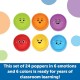 RAINBOW EMOTIONS Fidget Poppers SET OF 24