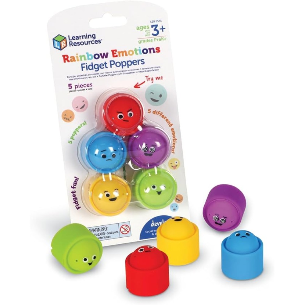 RAINBOW EMOTION FIDGET POPPERS