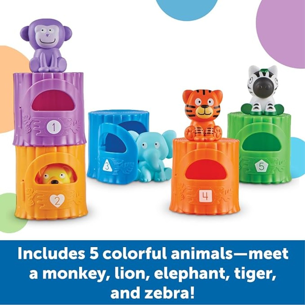 Peekaboo Learning Jungle Toddler Toy – Interactive Early Learning Play for Ages 18+