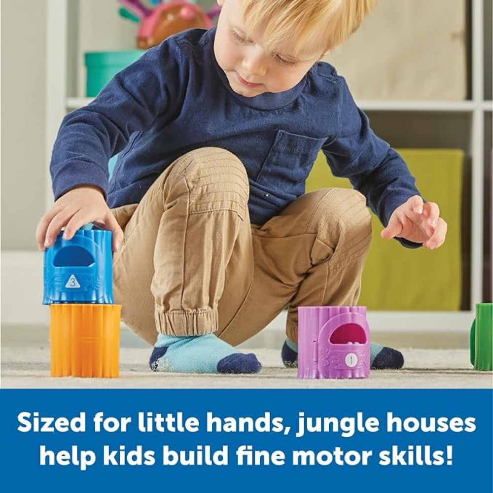 Peekaboo Learning Jungle Toddler Toy – Interactive Early Learning Play for Ages 18+