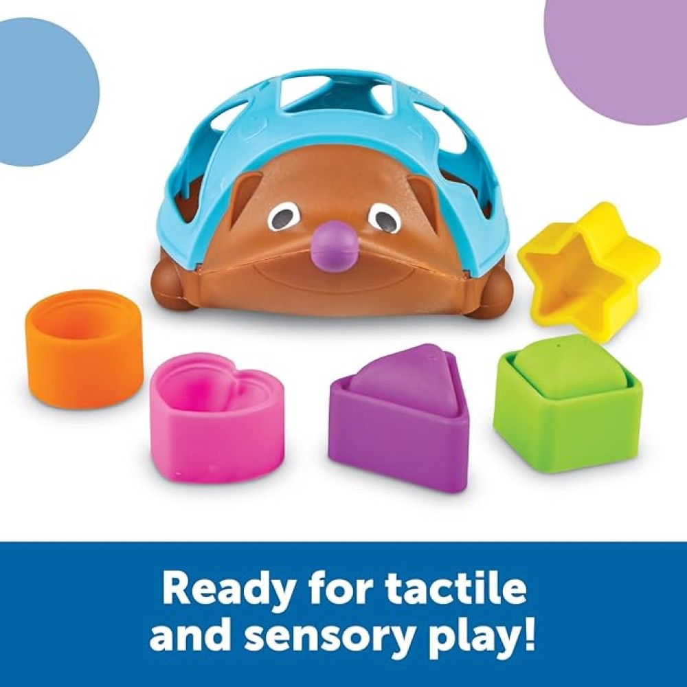Spike the Fine Motor Hedgehog Poppin' Shapes Sorter - Fun Educational Toy for Toddlers