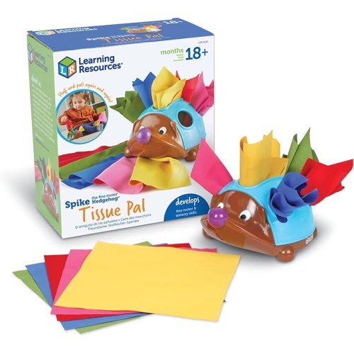 SPIKE THE FINE MOTOR HEDGEHOG TISSUE PAL - Learning Resources