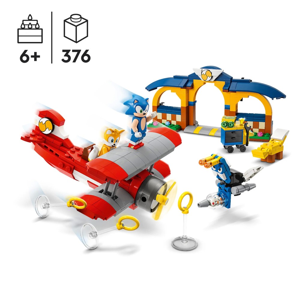 LEGO Sonic the Hedgehog Tails\' Workshop and Tornado Plane\r\n76991