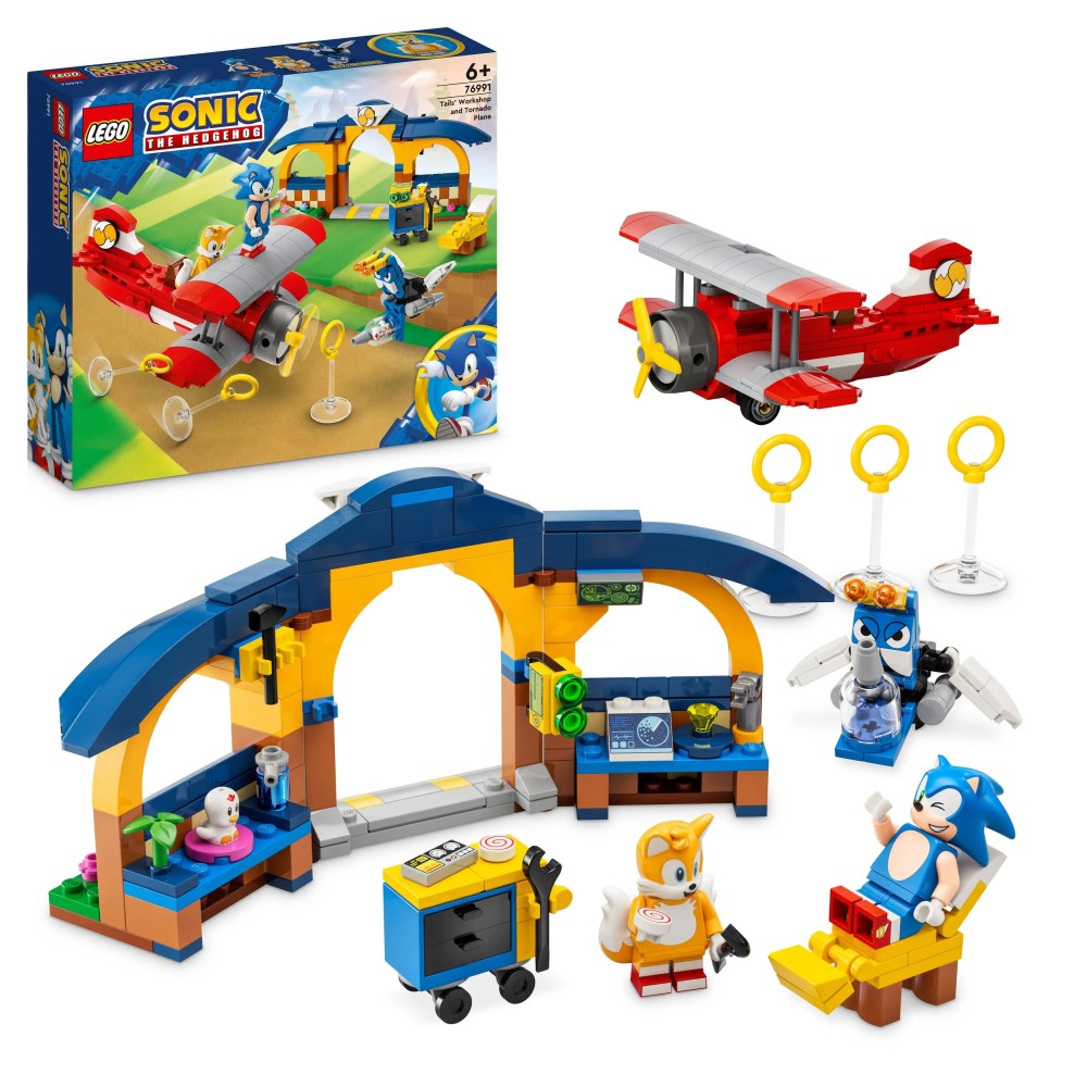 LEGO Sonic the Hedgehog Tails\' Workshop and Tornado Plane\r\n76991