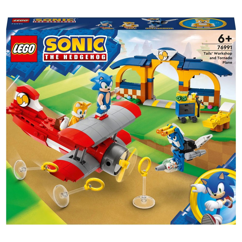LEGO Sonic the Hedgehog Tails\' Workshop and Tornado Plane\r\n76991