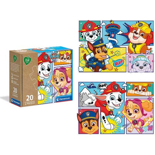Paw Patrol Puzzle (2 x 20pc)