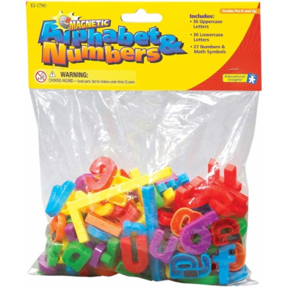 Learning Resources Magnetic Alphabet & Numbers