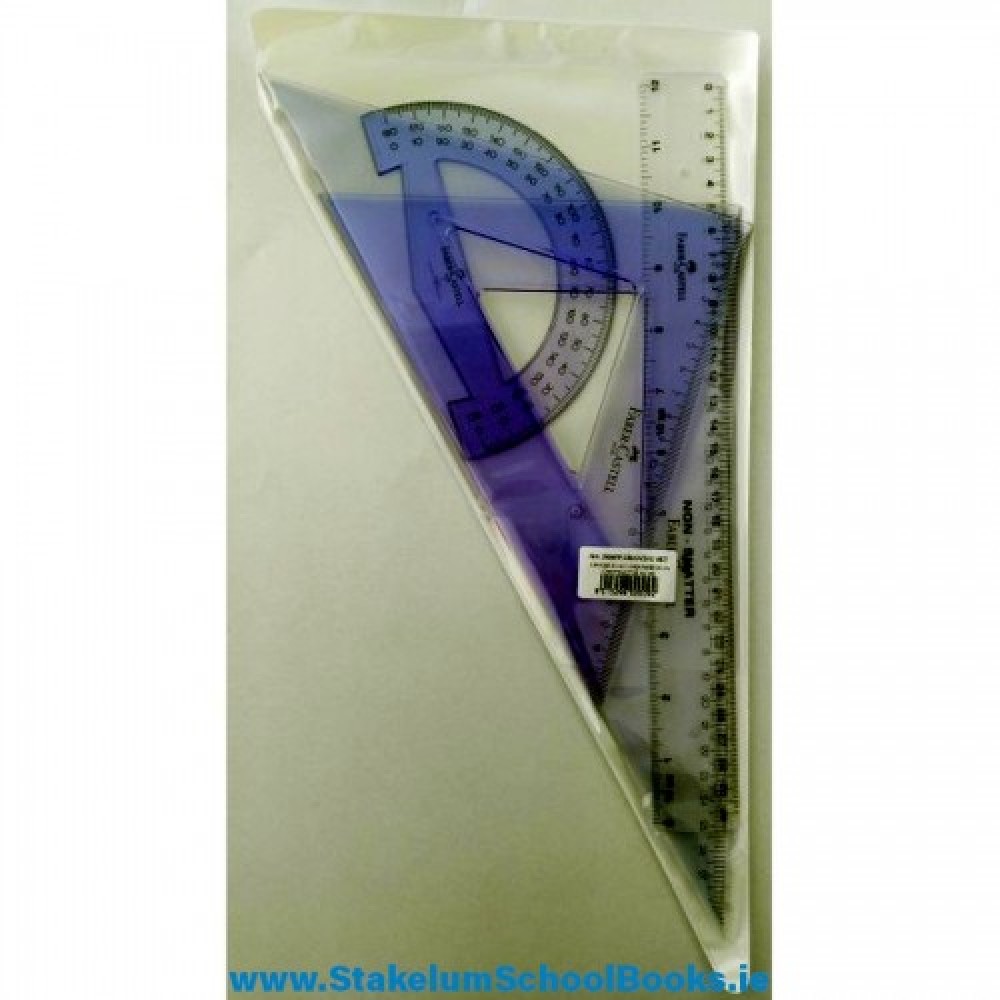 2009PP DRAWING SET(RULER,PROTRACTOR & 2 SQUARES)