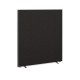 Floor standing fabric screen 1800mm high x 1600mm wide - charcoal