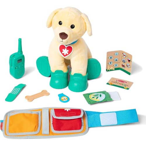 Melissa & Doug Let’s Explore™ Ranger Dog Plush with Search and Rescue Gear