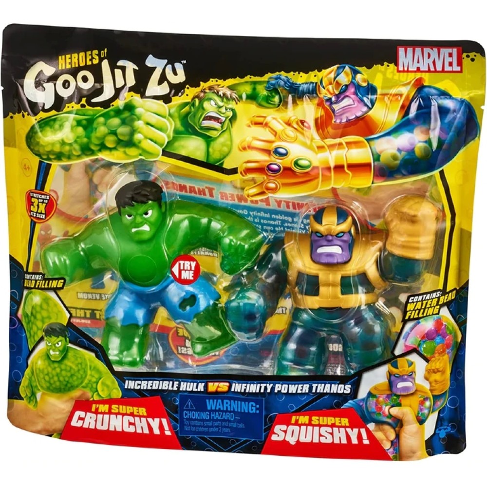 Heroes of Goo Jit Zu -  Marvel Versus Pack - THANOS VS HULK