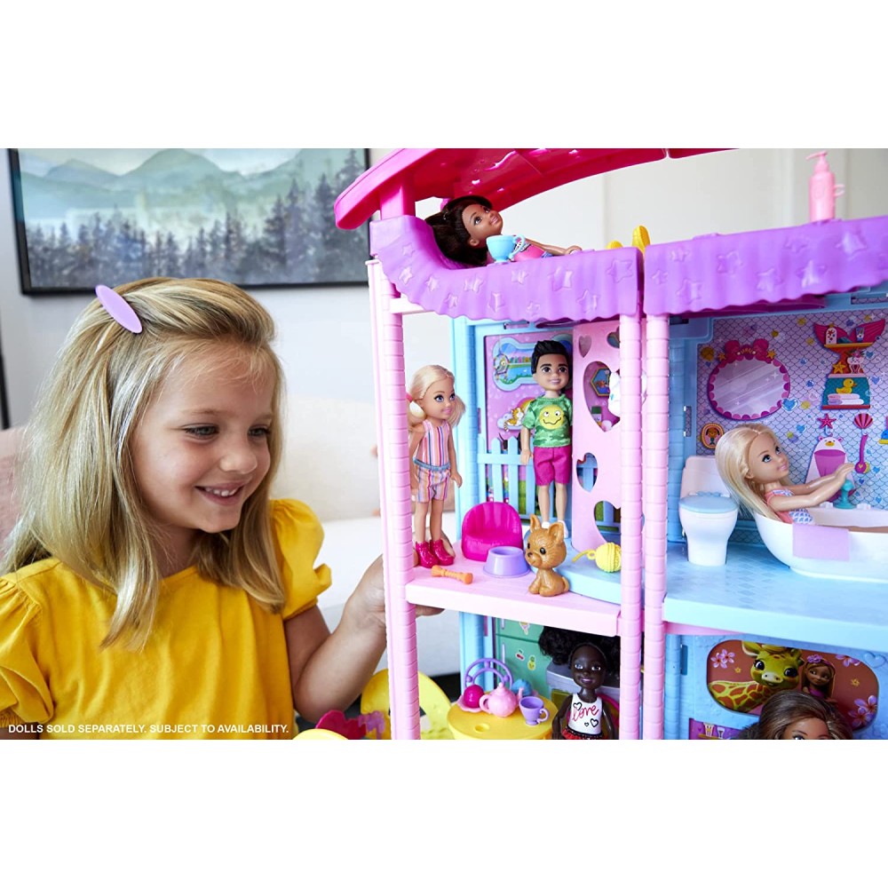 Barbie Chelsea Playhouse with Pets and Accessories
