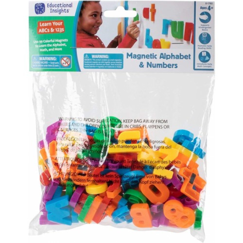 Learning Resources Magnetic Alphabet & Numbers