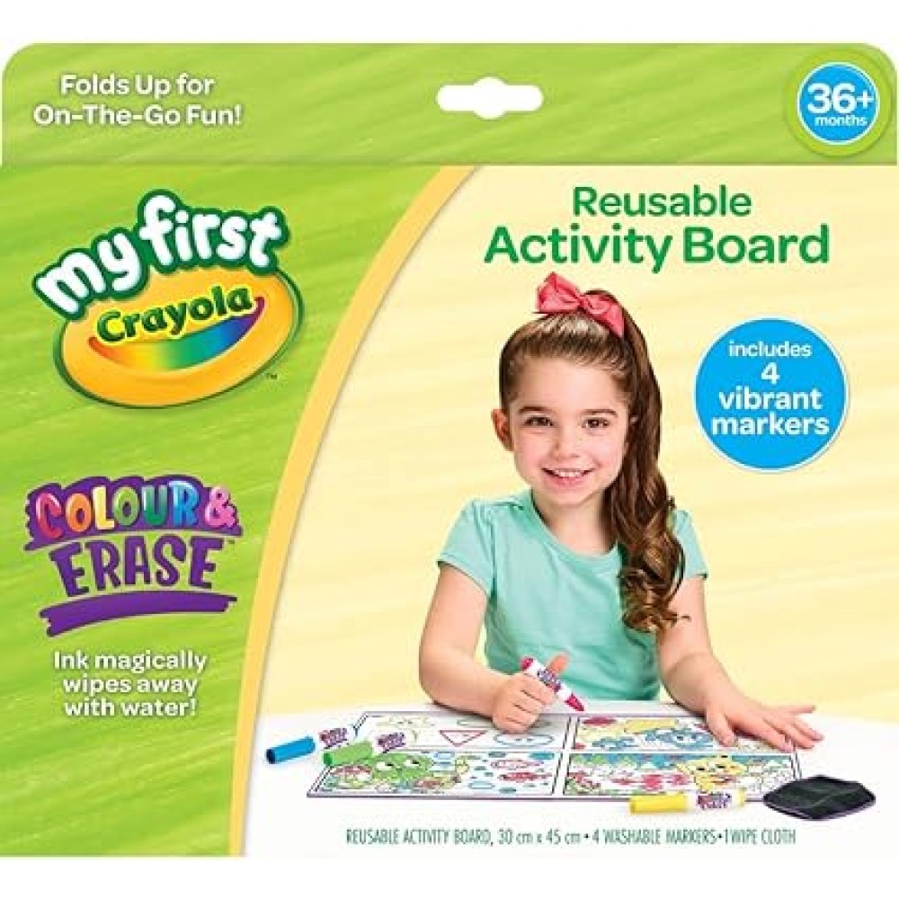 Colour and Erase Reusable Activity Board - Crayola