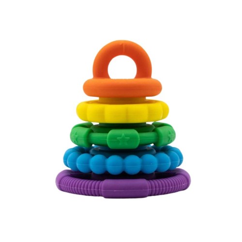 Jellystone Rainbow Stacker & Teether - Bright - Halilit
