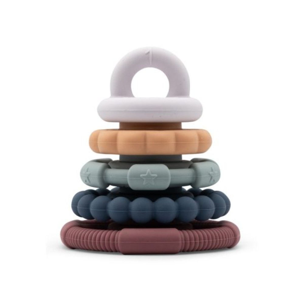 Jellystone Rainbow Stacker & Teether - Earth - Halilit