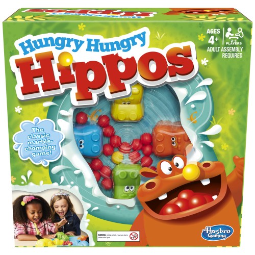 Hasbro Gaming Elefun and Friends Hungry Hungry Hippos Game