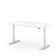 Alto Electric Sit Stand Desk 1200mm x 700mm for Home Use - White Top and White Legs