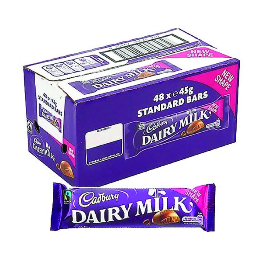 Cadbury Dairy Milk 45g (48 Pack) 968169