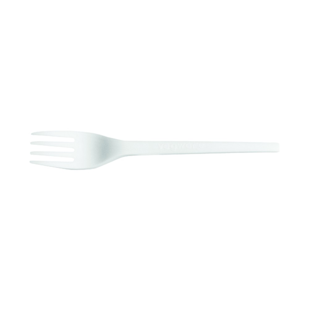 Biodegradable and Compostable CPLA Cutlery Fork (50 Pack) ZHGCPLA-F