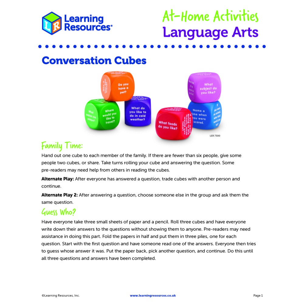 Conversation Cubes