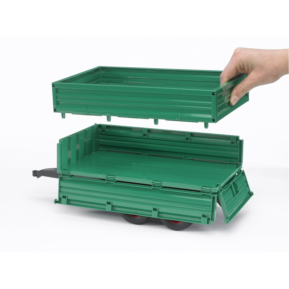 Bruder Tandemaxle Tipping Trailer with Removable Top