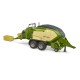 Bruder Krone BiG Pack 1290HDP VC with 2 block hay bales