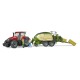 Bruder Krone BiG Pack 1290HDP VC with 2 block hay bales