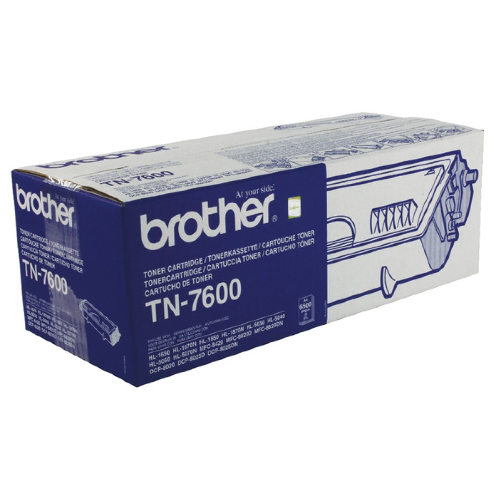 Brother TN7600 Black High Yield Laser Toner Cartridge TN-7600