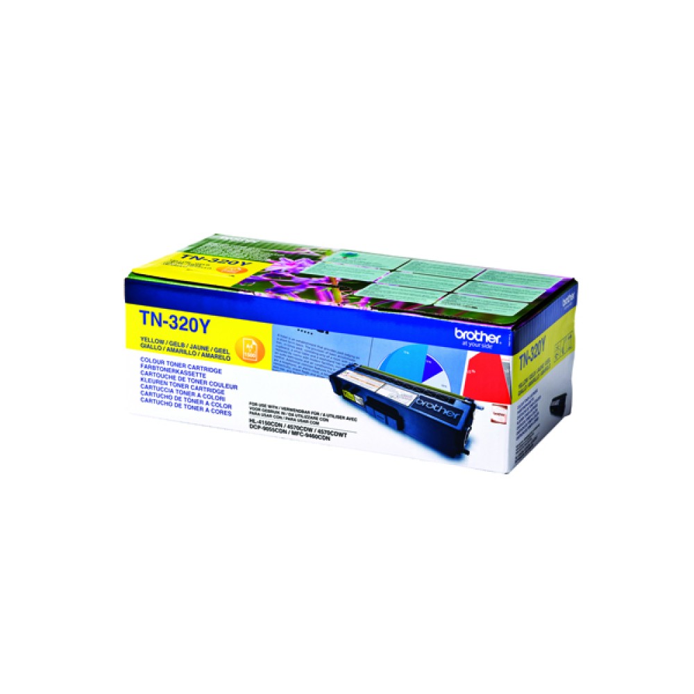 Brother Yellow TN320Y Laser Toner Cartridge