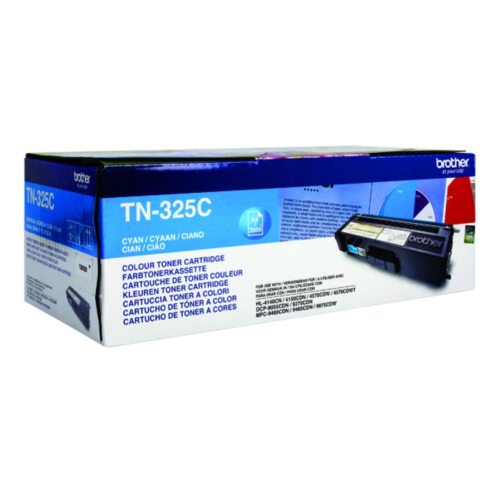 Brother TN325C Cyan High Yield Laser Toner Cartridge TN-325C