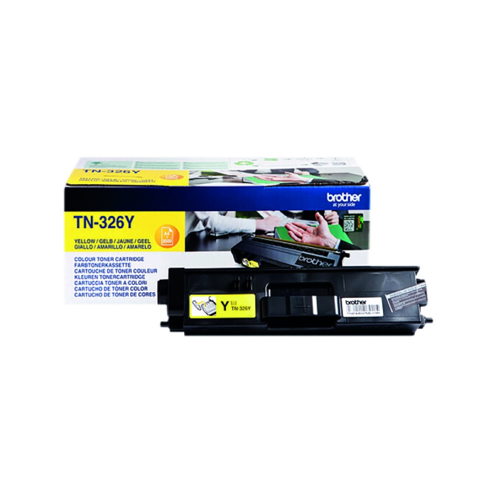 Brother Yellow TN-326Y High Yield Laser Toner Cartridge