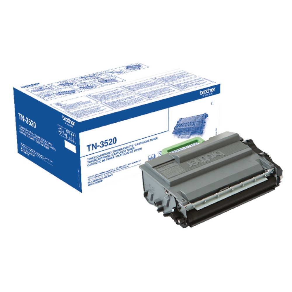 Brother ultra high Yield Toner TN3520 Page Yield 20000