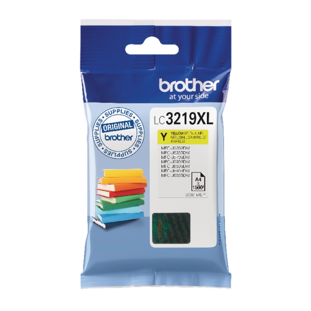 Brother Yellow LC3219XLY High Yield Inkjet Cartridge
