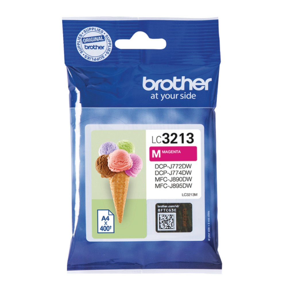 Brother Ink Cartridge High Yield Magenta LC3213M