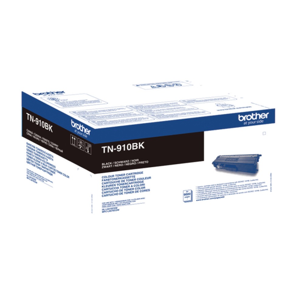 Brother TN910BK Ultra High Yield Black Toner Cartridge TN910BK