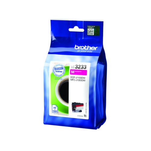 Brother Magenta High Yield Ink Cartridge LC3233M