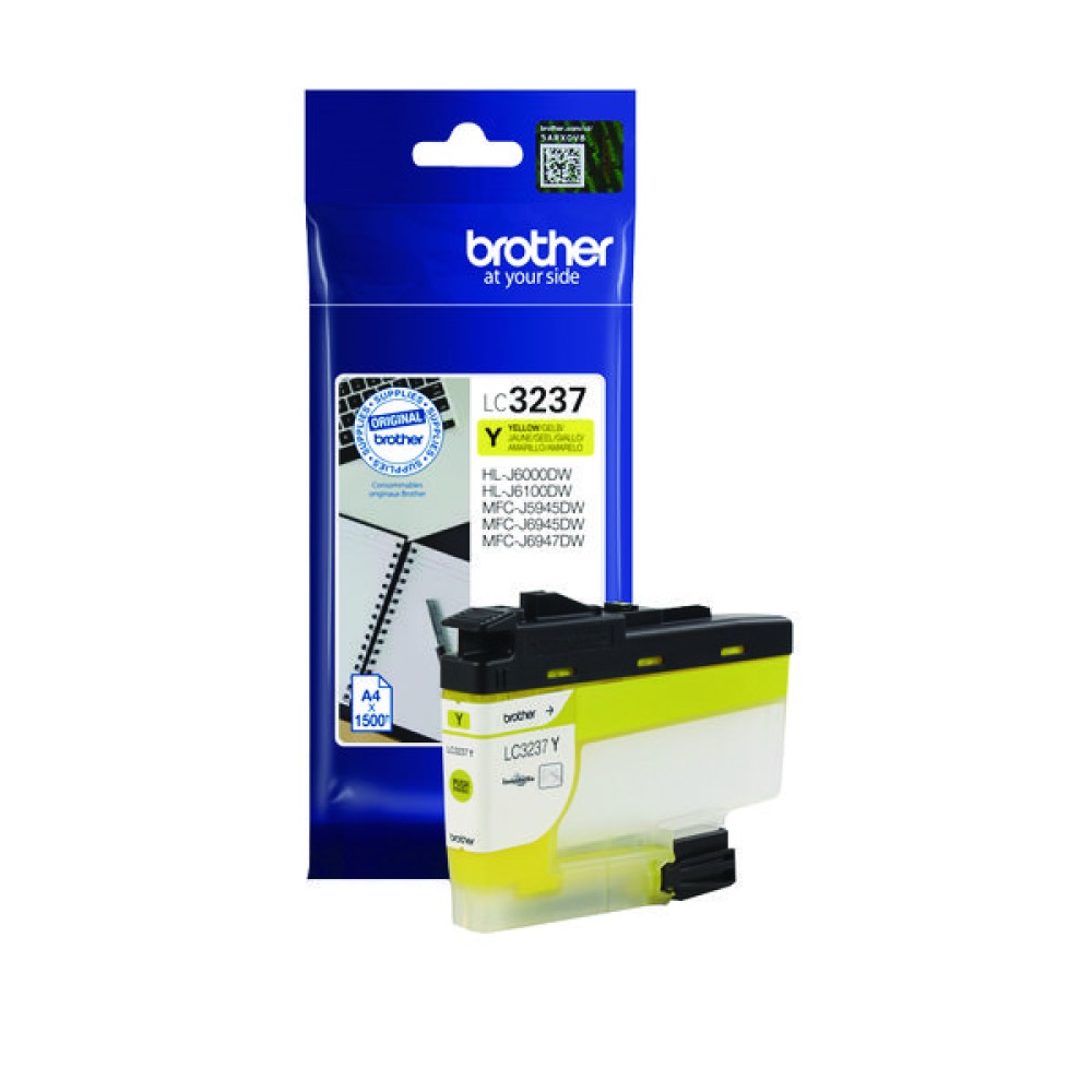 Brother LC-3237 Yellow Ink Cartridge LC3237Y