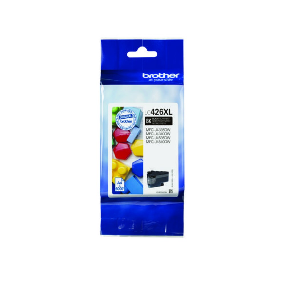 Brother High Yield Black Ink Cartridge LC426XLBK