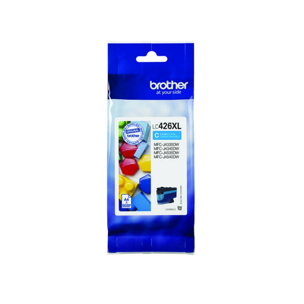 Brother High Yield Cyan Ink Cartridge LC426XLC