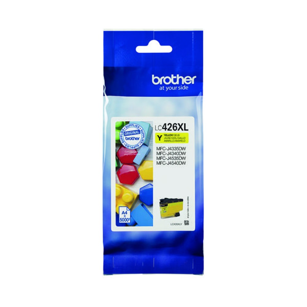 Brother High Yield Yellow Ink Cartridge LC426XLY