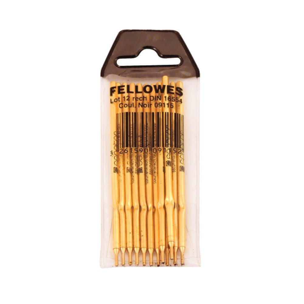 Fellowes Ballpoint Desk Pen and Chain Refill (12 Pack) 0911501
